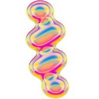 abstrakt geometrisch holographisch 3d gestalten png