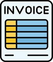 Invoice Vector Icon