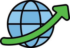 Global Progress Vector Icon