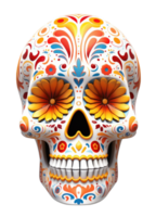 colorato cranio le persone. giorno di il morto Festival concetto. ai generato. png