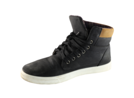 Black fashion sneakers isolated. png