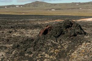 krafla es un volcánico sistema con un diámetro de aproximadamente 20 kilómetros situado en el región de mivatn, del Norte Islandia foto