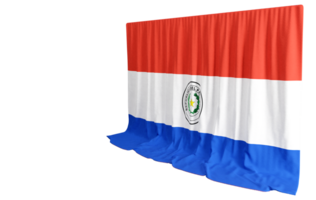 3d geven van Paraguay vlag png