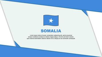 Somalia Flag Abstract Background Design Template. Somalia Independence Day Banner Cartoon Vector Illustration. Somalia Independence Day