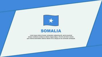 Somalia Flag Abstract Background Design Template. Somalia Independence Day Banner Cartoon Vector Illustration. Somalia Banner