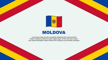 Moldavia bandera resumen antecedentes diseño modelo. Moldavia independencia día bandera dibujos animados vector ilustración. Moldavia modelo