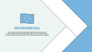 micronesia bandera resumen antecedentes diseño modelo. micronesia independencia día bandera dibujos animados vector ilustración. micronesia dibujos animados