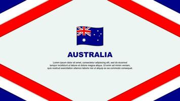 Australia bandera resumen antecedentes diseño modelo. Australia independencia día bandera dibujos animados vector ilustración. Australia modelo