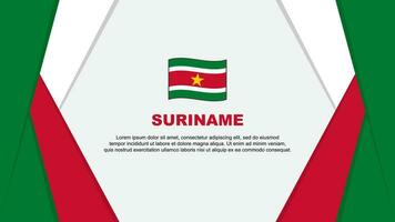 Surinam bandera resumen antecedentes diseño modelo. Surinam independencia día bandera dibujos animados vector ilustración. Surinam antecedentes