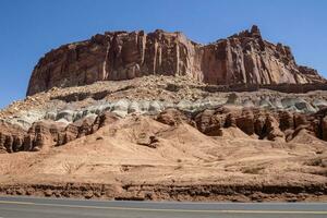 Rock formations in Capitol Reef National Park photo