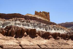 Rock formations in Capitol Reef National Park photo