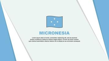 micronesia bandera resumen antecedentes diseño modelo. micronesia independencia día bandera dibujos animados vector ilustración. micronesia bandera