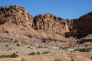 Rock formations in Capitol Reef National Park photo