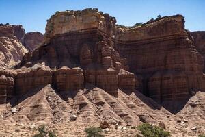 Rock formations in Capitol Reef National Park photo