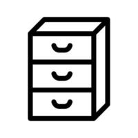 Cabinet Icon Vector Symbol Design Illustration