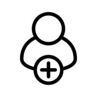 Add Contact Icon Vector Symbol Design Illustration