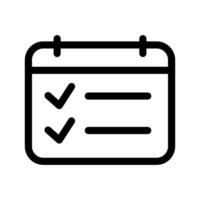 Calendar Icon Vector Symbol Design Illustration
