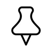 Push Pin Icon Vector Symbol Design Illustration