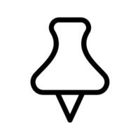 Push Pin Icon Vector Symbol Design Illustration