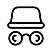 Incognito Icon Vector Symbol Design Illustration