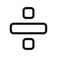 Divide Icon Vector Symbol Design Illustration