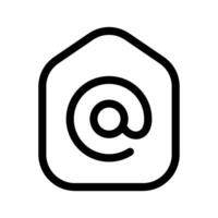 hogar icono vector símbolo diseño ilustración