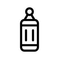 Punching Bag Icon Vector Symbol Design Illustration