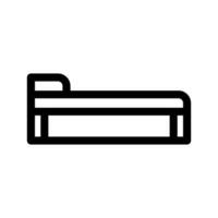 cama icono vector símbolo diseño ilustración