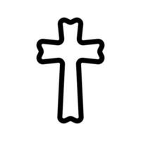 Cross Icon Vector Symbol Design Illustration