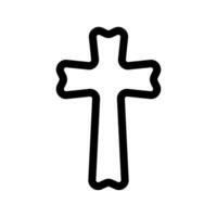 Cross Icon Vector Symbol Design Illustration