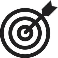 Target Icon, Goal Symbol vector