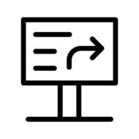 la carretera letrero icono vector símbolo diseño ilustración