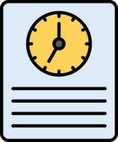 Time Tracking Vector Icon