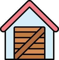 Garden Shed Vector Icon