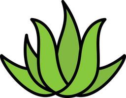 icono de vector de aloe vera