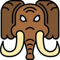 mamut vector vector icono