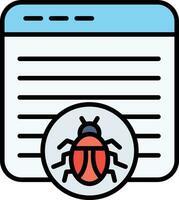 Website Bug Vector Icon