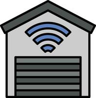 Smart Garage Vector Icon