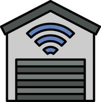 Smart Garage Vector Icon