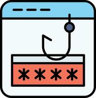 Password Phishing Vector Icon