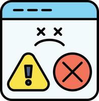 Website Dead Vector Icon