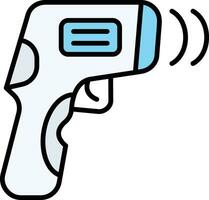 Thermometer Gun Vector Icon