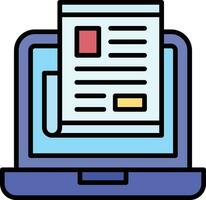 Publish Article Vector Icon