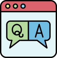 QA Vector Icon