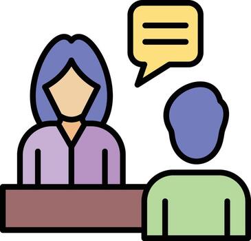 Interview Vector Icon