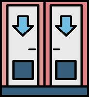 Exit Door Vector Icon