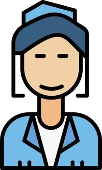 Flight Attendant Vector Icon