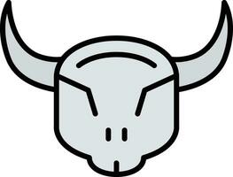 Bull Skull Vector Icon