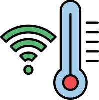 Smart Temperature Vector Icon