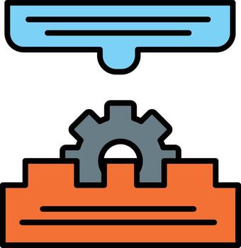 Engineering Printer Vector Icon